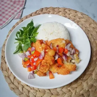 Nasi Ayam Geprek Sambal Dabu-Dabu